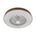 LED Plafonjera s ventilatorom YL-FAN-G001/D 48W CCT 3000-6500K - dekor drveta, 480mm