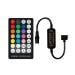 Elementa KON-MN-RGBW/28 Mini LED RGBW kontroler sa RF daljinskim 28 dugmadi - 433 MHz, 5-24V DC, 72W