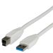 Secomp USB 3.0 A-B kabl M/M bež 1.8m
