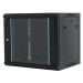 MAXPRO Line - rek orman 6U 600x450 nazidni, staklena vrata, crni