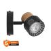 LEDVANCE Spot lampa 1xGU10, crna, 3.4W, 230lm, 2700K, dimabilna - IP20