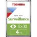 Toshiba S300 4TB – HDD za video nadzor, 3.5" SATA