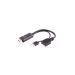 HDMI-A adapter, DisplayPort priključak, 4K pri 60 Hz, 20 cm