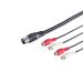 Audio kabl 5-pin DIN na 4x RCA 0.2m do 1.5m