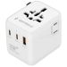 Gembird TPA-1A2C20-01-W - univerzalni putni adapter 20W