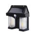 Solarna nazidna LED lampa sa senzorom pokreta 2W 1200lm IP44 toplo bela dva filament LED