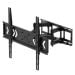 Gembird WM-80ST-033 - zidni zglobni nosač za TV 37-80 inča, okretanje/nagib, VESA max. 600x400, nosivost 40 kg