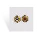 Audac CP45RCA/W - Konekciona ploča RCA 45x45 mm, bela