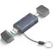 Kettz KT-CR61 - čitač memorijskih kartica 6u1, USB-A 3.0 i USB-C