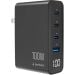 Gembird TA-UC-1A3C-PD100-01-BK - USB punjač sa 4 porta, do 100 W