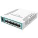 MikroTik CRS106-1C-5S — Desktop cloud router switch, 1× GbE/SFP combo + 5× SFP, RouterOS L5