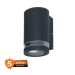 LEDVANCE spoljna zidna lampa 1xGU10 IP44 - tamno siva, aluminijum (bez sijalice)