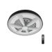 LED Plafonjera s ventilatorom YL-FAN-G001 48W CCT 3000-6500K - crna, 482mm