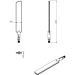 MikroTik HGO-LTE-W — LoRa/LTE combo antena, 699 MHz–3.8 GHz, 1.5–4 dBi, SMA
