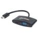 Manhattan Mini DisplayPort/M - HDMI/VGA F adapter
