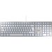 Cherry KC-6000 Slim tastatura, USB, YU, belo-srebrna