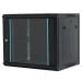 MAXPRO Line - rek orman 15U 600x600 nazidni, staklena vrata, crni