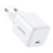 Ugreen X512 - GaN zidni punjač 20 W, USB-C, beli