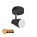 LEDVANCE Spot lampa 1xGU10, crna, 4.3W, 350lm, 2700K - IP20