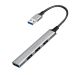 LogiLink HUB 3.0 – USB hub sa 4 USB-A porta, aluminijum, siva