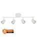 OSRAM PRIMAL 4xGU10 - Nadgradna spot lampa bela, čelik, IP20, maks. 4x6W