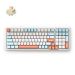 Mchose K99 V2 — bežična mehanička gaming tastatura 98%, Icy Creamsicle svič, 8000 mAh, horizon orange