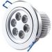 LED sij. ugradna metalna 6x1W, Toplo bela3000K, 525lm, 220V LUG61-WW