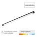 GREEN TECH LED vodonepropusna svetiljka 70W 3CCT IP65 – crna