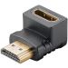 Adapter HDMI F-HDMI M 270° L 8K