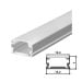 PROSTO LPR-510/1-SET - aluminijumski profil za LED trake 1m 13.2x7mm