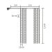 HOME KIN294C/WH - LED svetleća zavesa 294 hladno bele diode, 2×1.4 m
