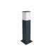 Stubna spoljna lampa E27 - IP65, pravougaona, aluminijum crna, 500mm, bez sijalice