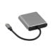 Prosto HUB-USBC1/4 USB-C hub 4u1 - HDMI 4K, VGA, USB 3.0 i PD 60W