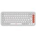 Logitech POP Icon Keys - bežična Bluetooth tastatura, US, bela