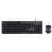 Gembird KBS-UM-04 - žični komplet multimedijalna tastatura i miš, US, USB