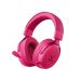 Mchose V9 Pro — bežične gaming slušalice 7.1 Surround, roze-crvene
