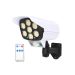 Solarna LED lampa u obliku sigurnosne kamere sa PIR senzorom dnevna svetlost IP65 daljinski