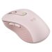 Logitech M650 L - bežični miš, roze, do 4.000 dpi