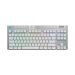 Logitech G915 X Lightspeed TKL - bežična mehanička gejming tastatura, bela, RGB