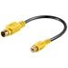 Goobay Video Cable Adapter, S-Video to Composite - Mini-DIN 4 male (S-Video) &gt; RCA female