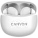 Canyon TWS-5 White - bežične bubice sa dugotrajnom baterijom