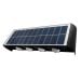 Solarna nazidna LED lampa - 3000 K, toplo bela, plastika, IP44, 263×80×55 mm