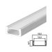 PROSTO LPR-610/2-SET - aluminijumski profil za LED trake 2m 15.5x6.7mm