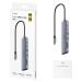CUDY UH407 - USB-C 7-u-1 hub: HDMI 2.0 4K, USB-A/C, SD/TF, PD 100 W