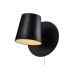 Zidna lampa E201148 - 1×G9, mat crna, aluminijum, IP20