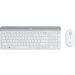 Logitech MK470 - bežični slim komplet tastatura i miš beli US