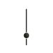 BRAYTRON zidna LED svetiljka BH07-04201 - 16W toplo bela, crna, 700mm, IP20