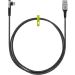 Goobay USB-C na USB-A tekstilni kabl 90°, 2 m - 15 W, 3 A