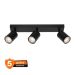 OSRAM ELEMENTAL 3xGU10 - Nadgradna spot lampa crna, aluminijum/čelik, IP20, maks. 3x6W