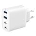 Gembird TA-UC-2A2C-PD40-01-W 40W GaN USB PD punjač, beli